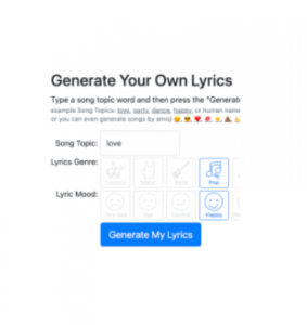 These Lyrics Do Not Exist | AI Tool Review | Discover AI use cases